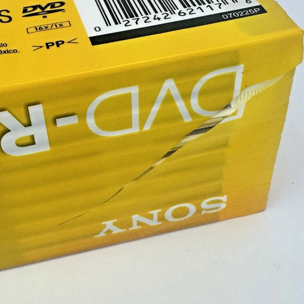Sony DVD-R 10 Pack Recordable Blank Discs 4.7 GB 120 Min 1-16x NEW